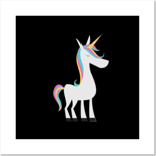 unicorn homework birthday girl women Posters and Art